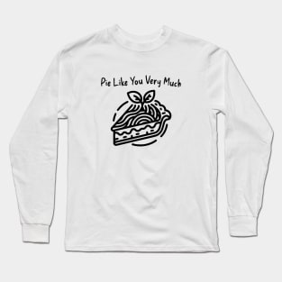 Apple Pie Slice Art Yummy Japan Sweet Kawaii Long Sleeve T-Shirt